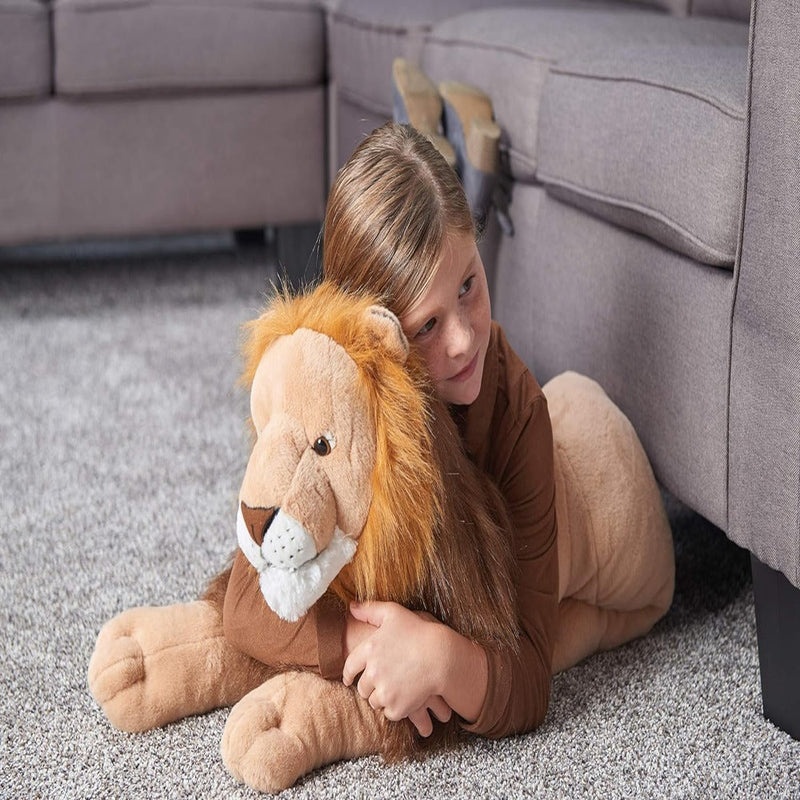 Wild Republic Cuddlekin Jumbo Lion - 30 Inch