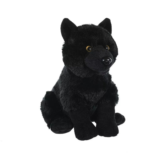 Wild Republic Cuddlekins Black Wolf Stuffed Animal - 12 Inches-Soft Toy-Wild Republic-Toycra