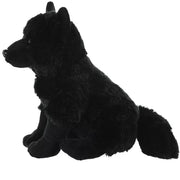 Wild Republic Cuddlekins Black Wolf Stuffed Animal - 12 Inches