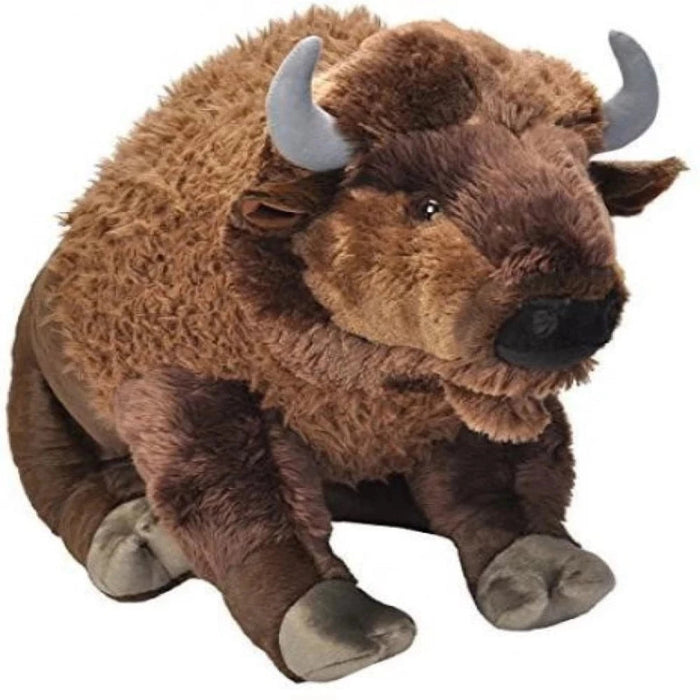 Wild Republic Cuddlekins Jumbo Bison Stuffed Animal-Soft Toy-Wild Republic-Toycra