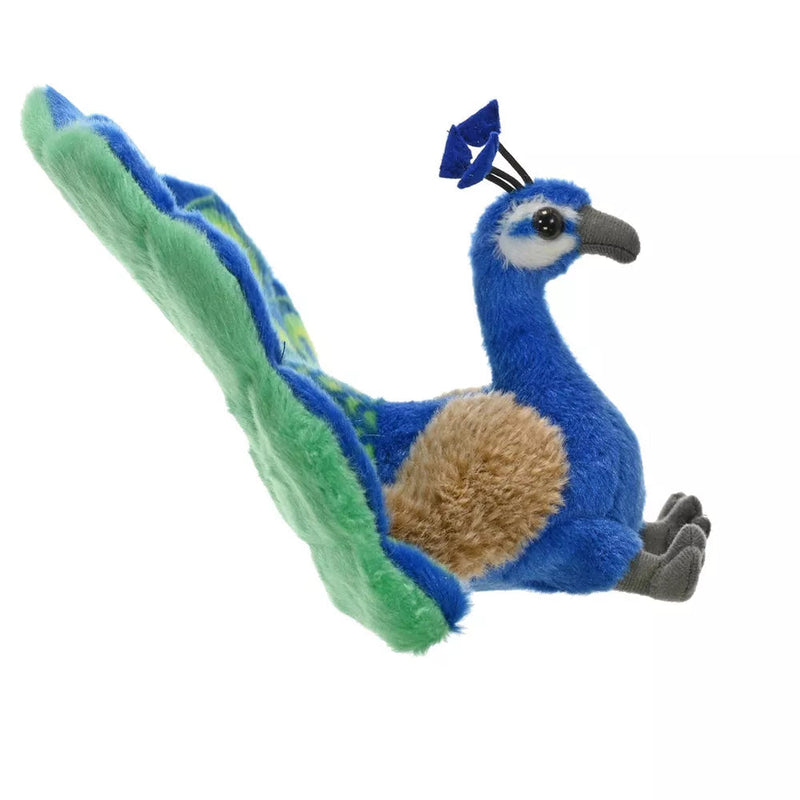 Wild Republic Cuddlekins Mini Peacock Stuffed Animal - 8 Inches