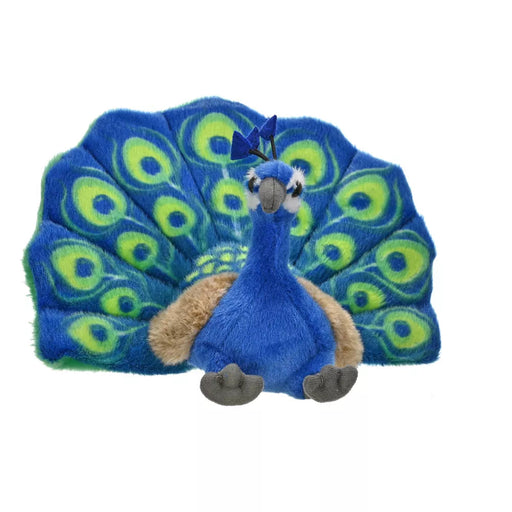 Wild Republic Cuddlekins Mini Peacock Stuffed Animal - 8 Inches-Soft Toy-Wild Republic-Toycra