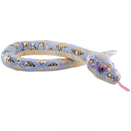 Wild Republic Foilkins Snake Diamond Blue Snake - 54 Inches-Soft Toy-Wild Republic-Toycra