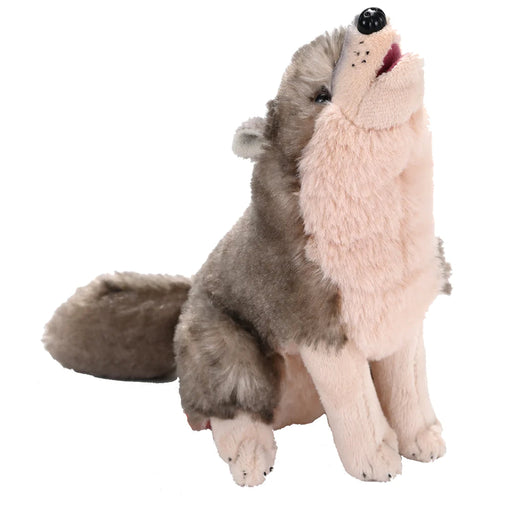 Wild Republic Howling Wolf Without Bag - 6 Inch-Soft Toy-Wild Republic-Toycra