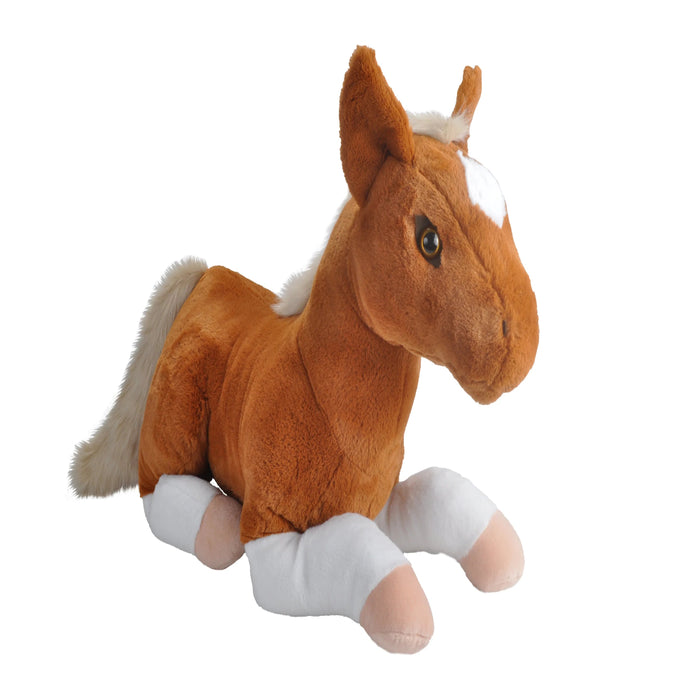 Wild Republic Jumbo Horse Plush, Brown-Soft Toy-Wild Republic-Toycra
