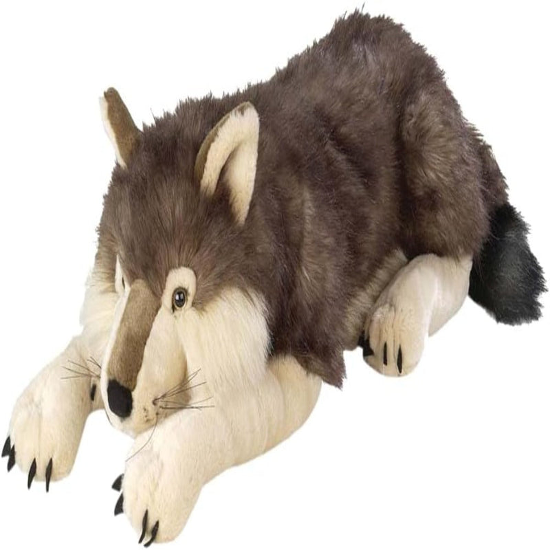 Wild Republic Jumbo Laying Wolf