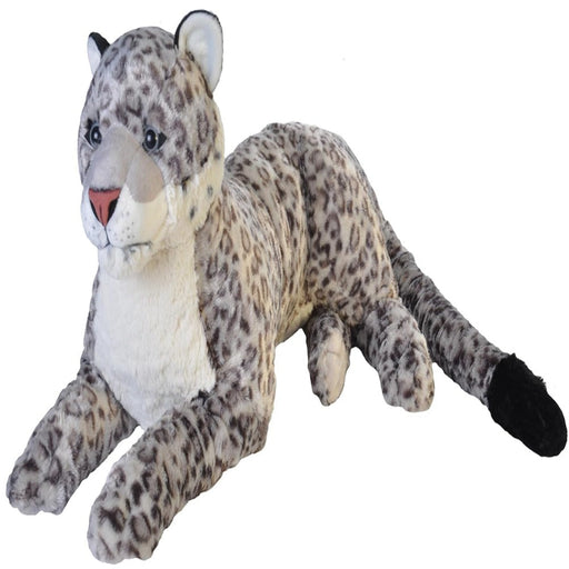 Wild Republic Jumbo Snow Leopard-Soft Toy-Wild Republic-Toycra