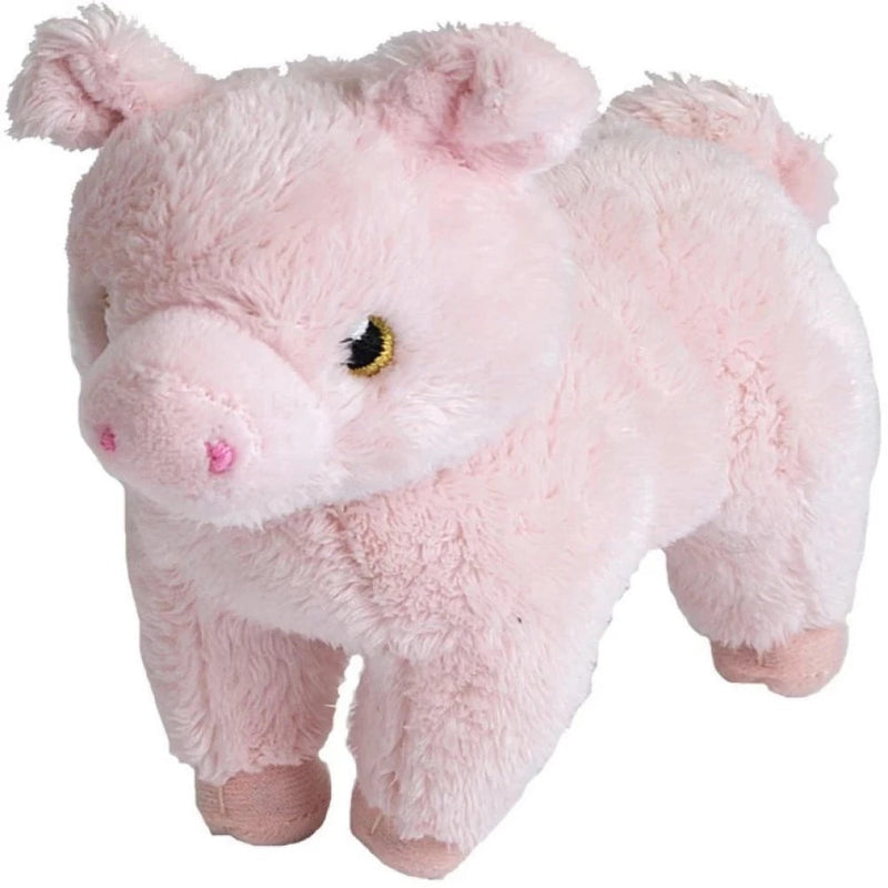 Wild Republic Lil Farm Pink Pig - 7 Inch