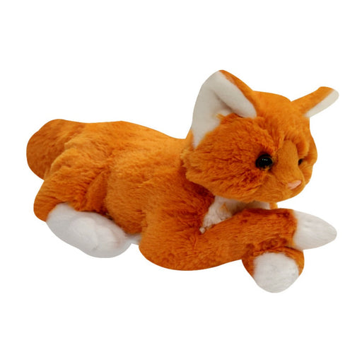 Wild Republic Mini Orange Longpile Cat-Soft Toy-Wild Republic-Toycra