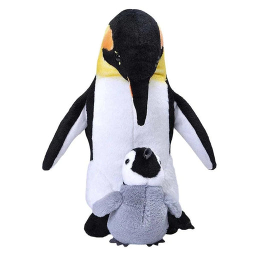 Wild Republic Mom And Baby Emperor Penguin-Soft Toy-Wild Republic-Toycra