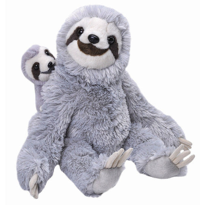 Wild Republic Mom And Baby Sloth-Soft Toy-Wild Republic-Toycra