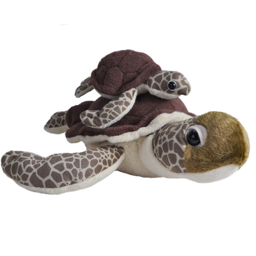 Wild Republic Mom & Baby Sea Turtle-Soft Toy-Wild Republic-Toycra