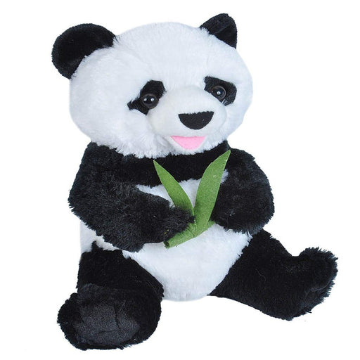 Wild Republic Panda W/Bamboo Sitting 10 Inch-Soft Toy-Wild Republic-Toycra