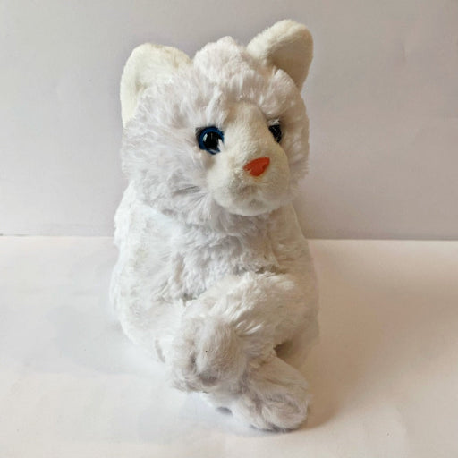 Wild Republic Paws-Mini White Longpile Cat-Soft Toy-Wild Republic-Toycra