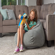 Wild Republic Plush Ck Macaw Parrot, Yellow (12-Inch)