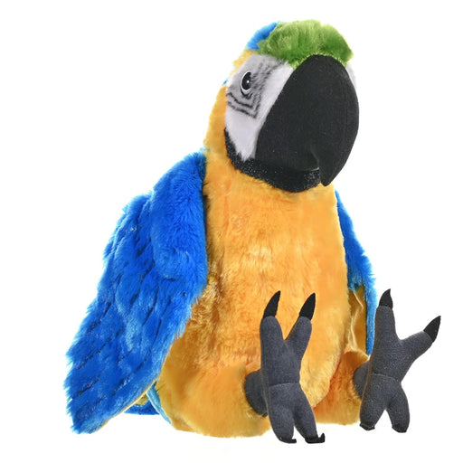 Wild Republic Plush Ck Macaw Parrot, Yellow (12-Inch)-Soft Toy-Wild Republic-Toycra