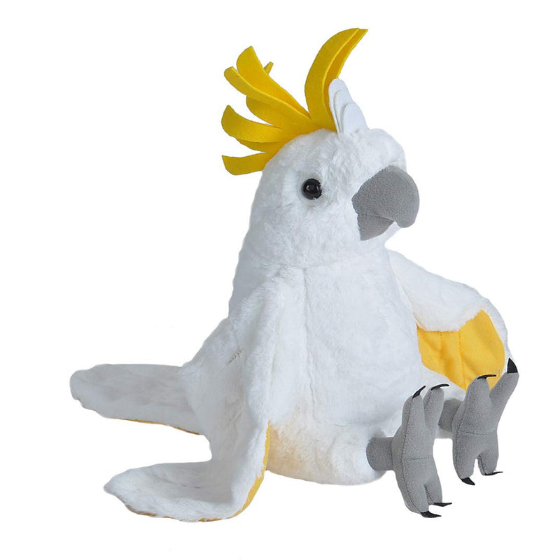 Wild Republic Plush Cuddlekins Cockatoo Sulphur -12 Inch