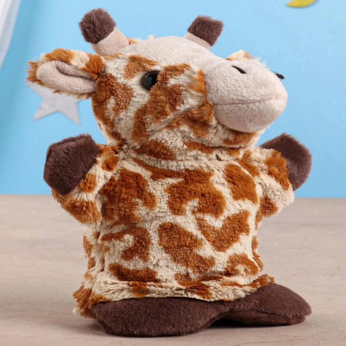 Wild Republic Polyester Hand Puppet Giraffe-Soft Toy-Wild Republic-Toycra