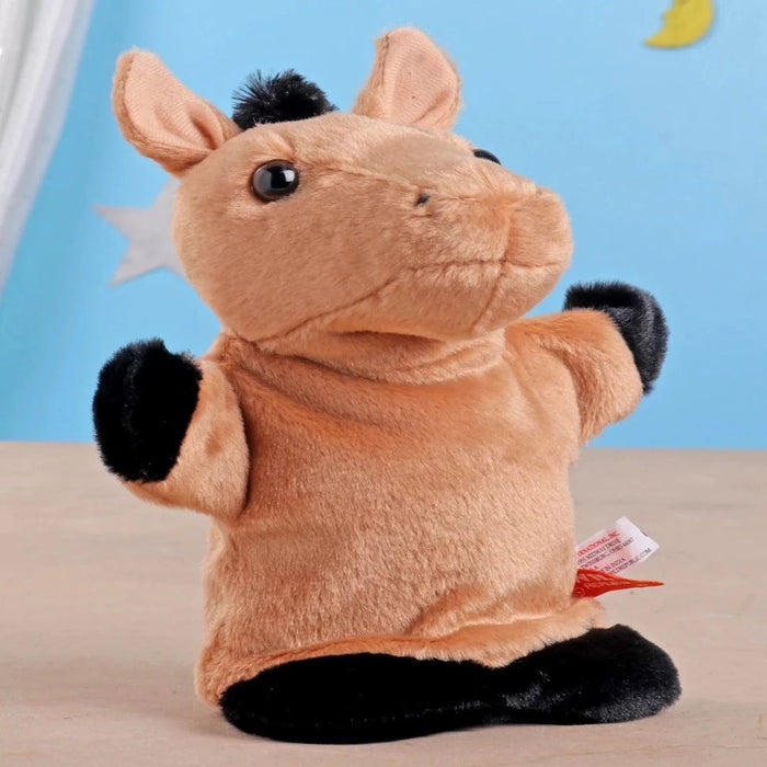 Wild Republic Polyester Hand Puppet Horse-Soft Toy-Wild Republic-Toycra