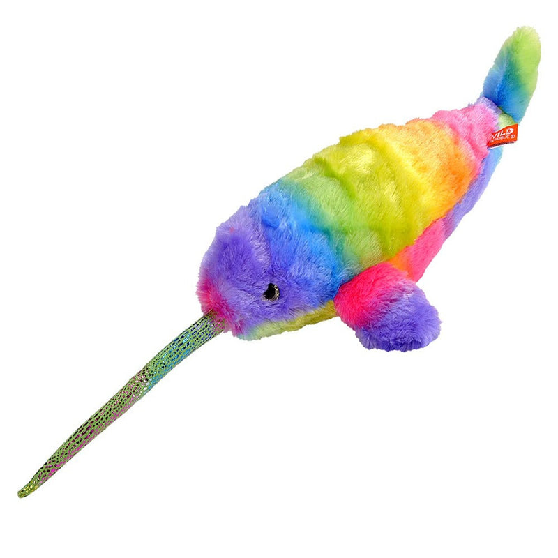 Wild Republic Rainbowkins Narwhal - 12 Inch