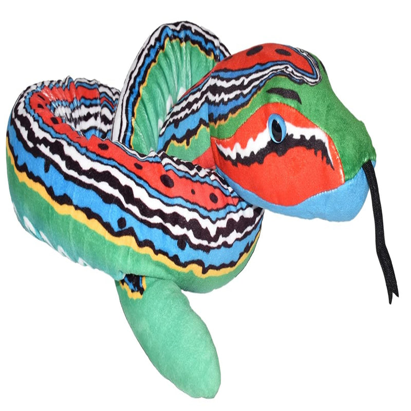 Wild Republic Snake Green Blue Red - 54 Inches