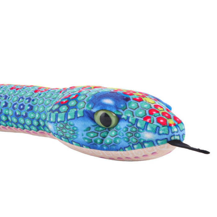 Wild Republic Sublimation Pearl Multicolour Print Snake - 54 Inch-Soft Toy-Wild Republic-Toycra