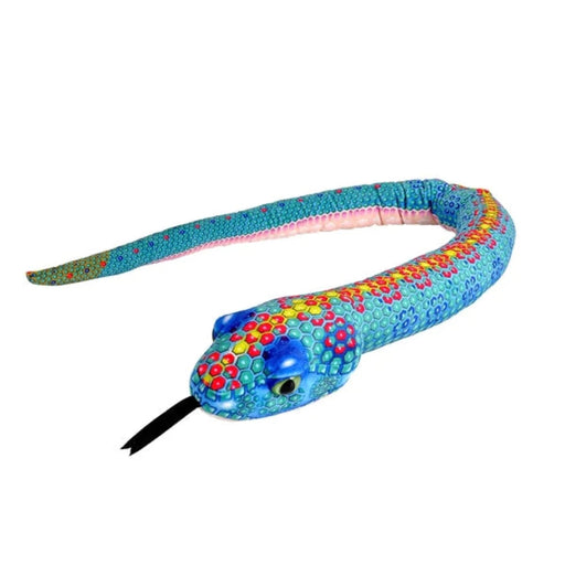 Wild Republic Sublimation Pearl Multicolour Print Snake - 54 Inch-Soft Toy-Wild Republic-Toycra