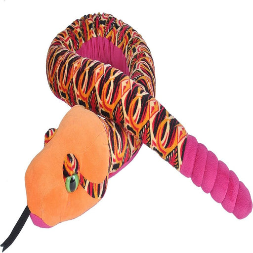 Wild Republic Tribal Orange Snake - 54 Inch-Soft Toy-Wild Republic-Toycra