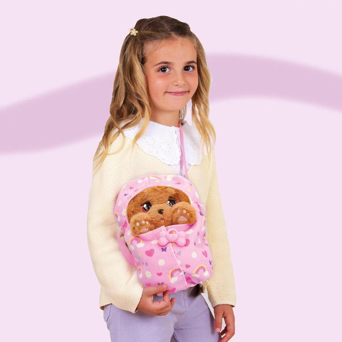 Win Magic Baby Paws Cocker Puppy Toy With Swaddle Bag-Soft Toy-Win Magic-Toycra