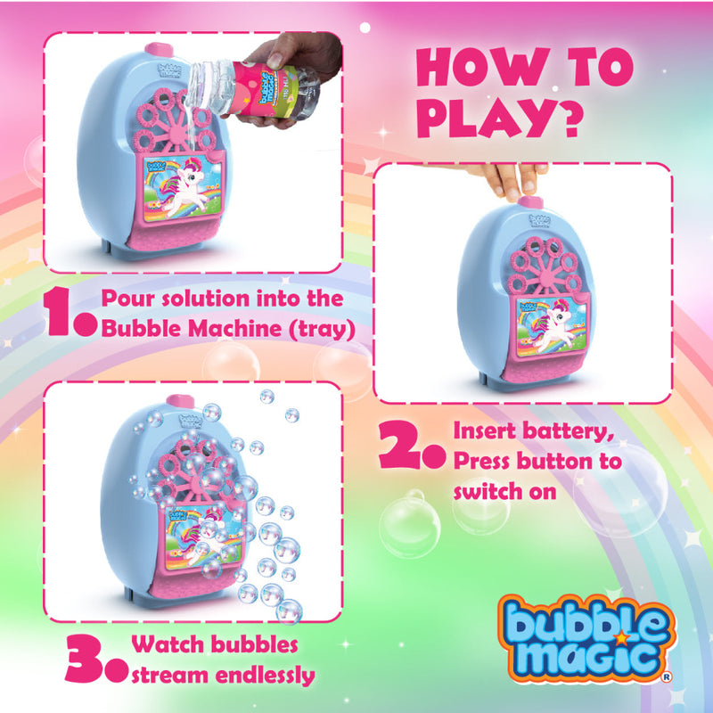 Win Magic Bubble Magic Bubble Machine For Kids
