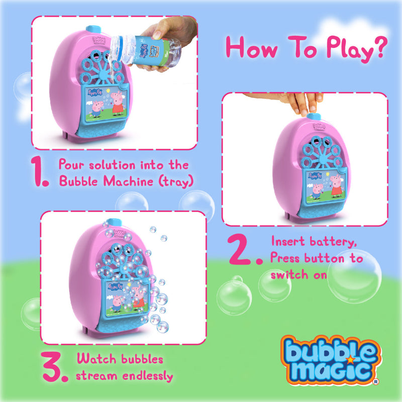 Win Magic Bubble Magic Bubble Machine For Kids