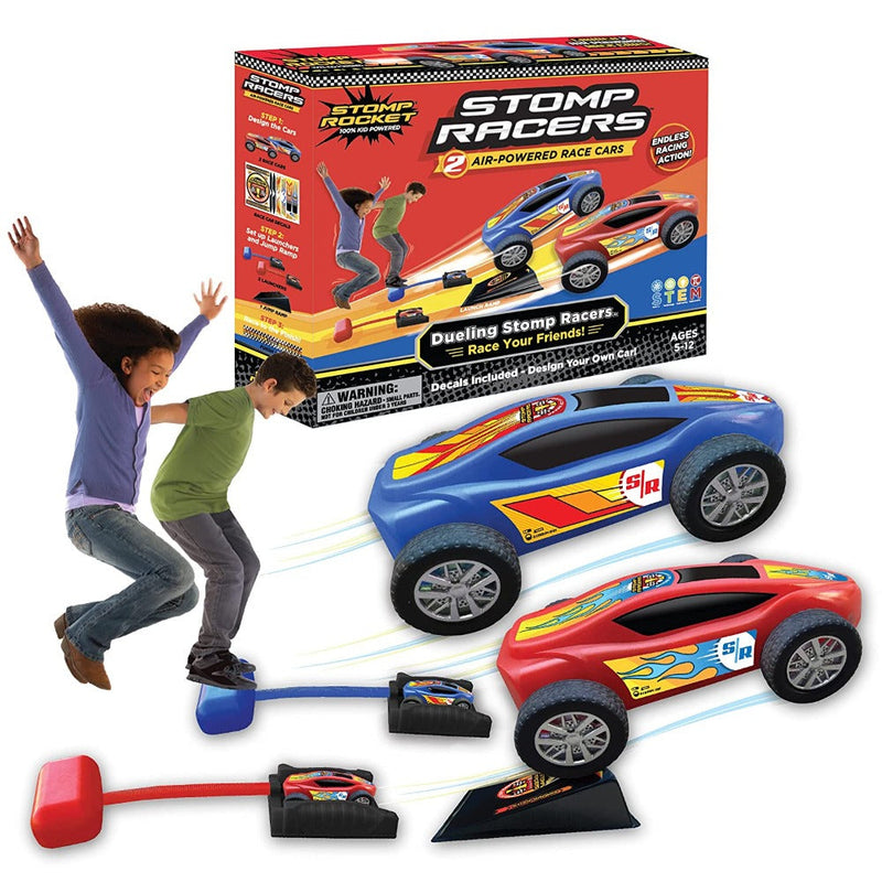 Win Magic Stomp Racers Dueling Car Launcher