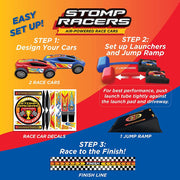 Win Magic Stomp Racers Dueling Car Launcher