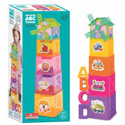 Windmill ABC Tower - Stacking & Nesting Cube for Age 12 Months & Above