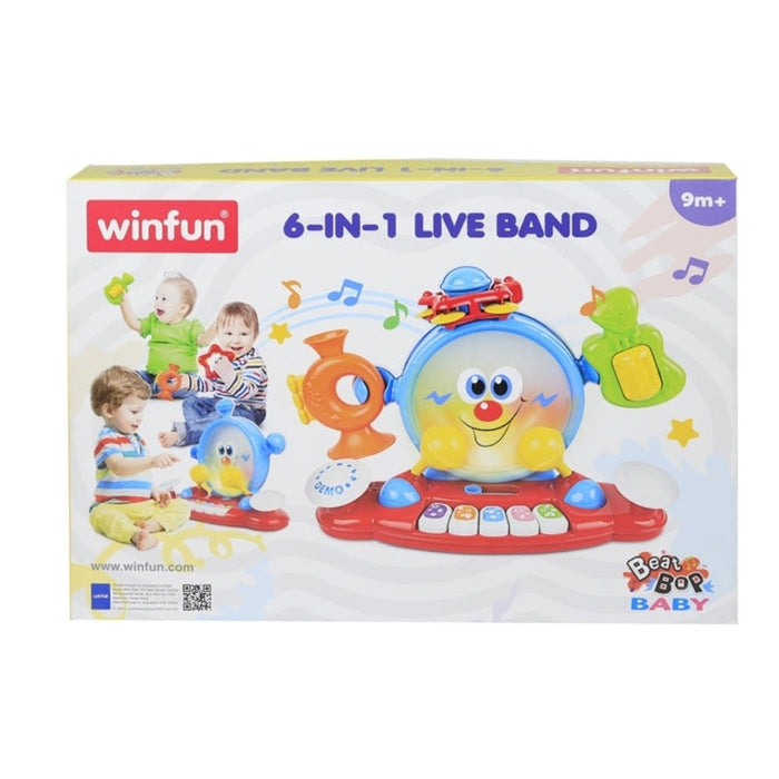 Winfun 6-in-1 Live Band-Musical Toys-Winfun-Toycra