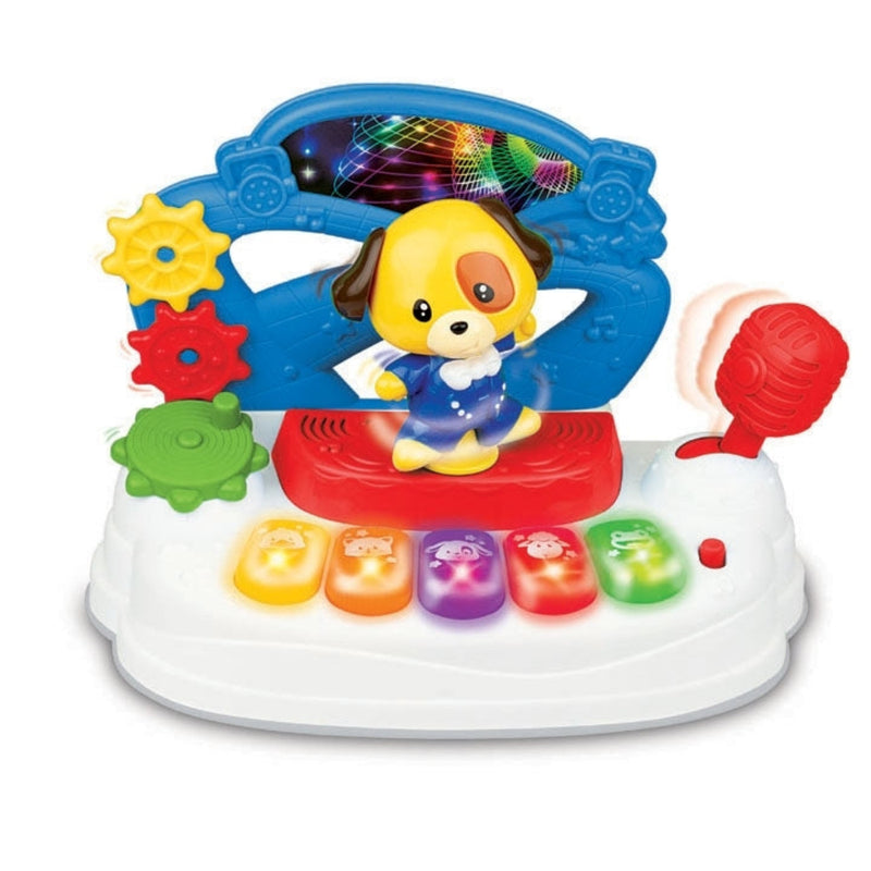 Winfun Dancing Pup Star Piano -Multi Color