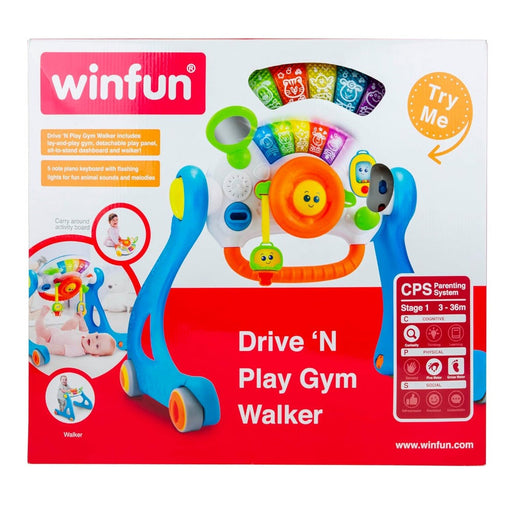 Winfun Drive 'N Play Gym Walker-Mats, Gym & Activity-Winfun-Toycra