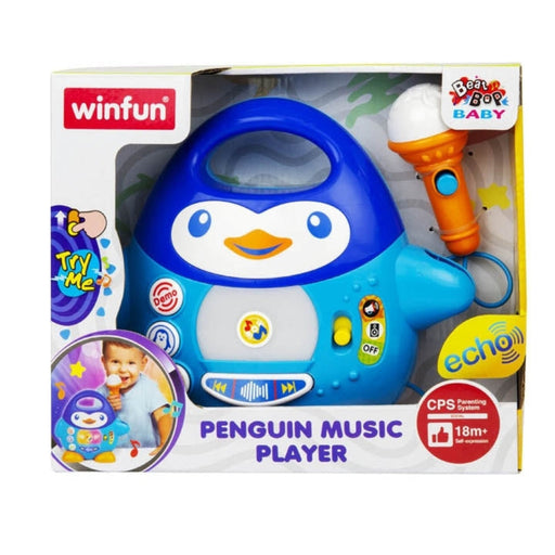 Winfun Penguin Music Player-Musical Toys-Winfun-Toycra