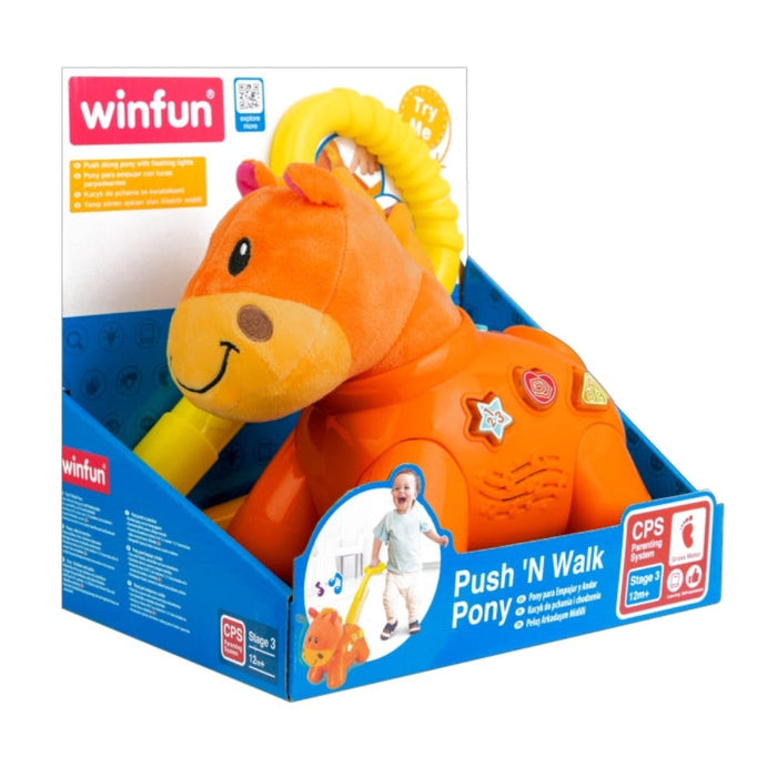 Winfun Push 'N Walk Pony-Active Play-Winfun-Toycra