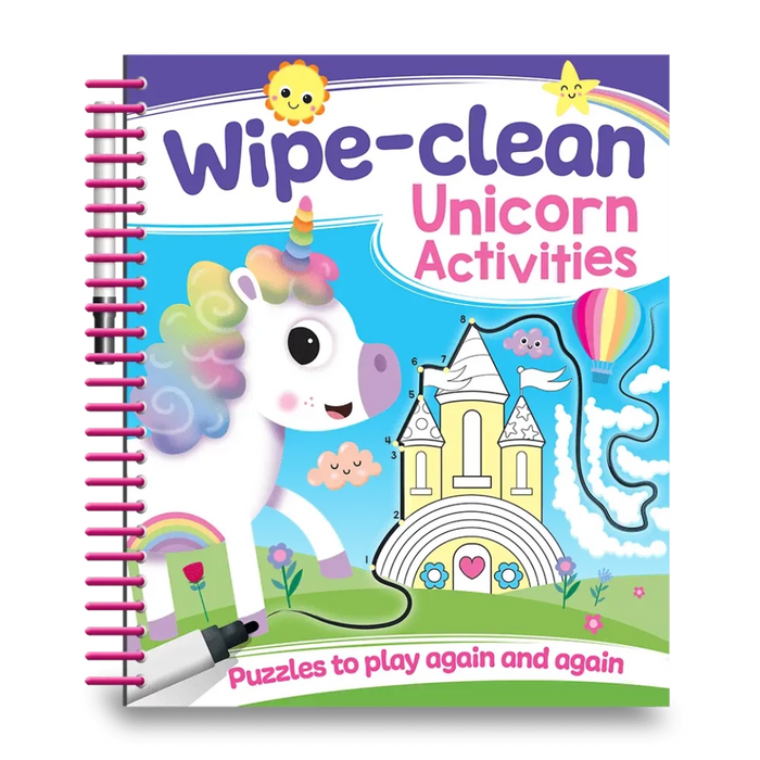 Wipe - Clean Activities Book-Activity Books-KRJ-Toycra
