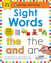 Wipe-Clean Book With Pen & Flash Cards