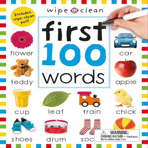 Wipe Clean First 100 Words-Activity Books-Priddy Books-Toycra