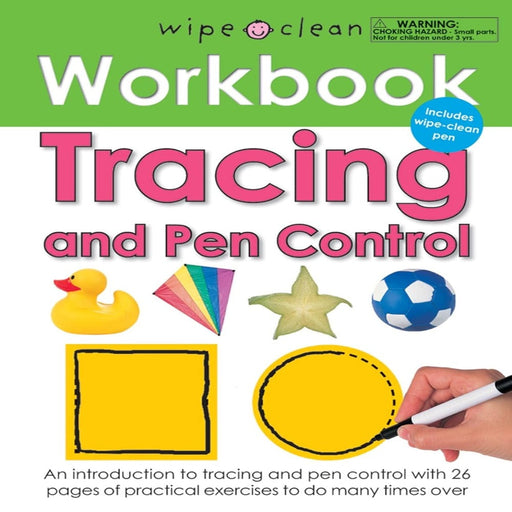 Wipe Clean Workbook Tracing And Pen Control-Activity Books-Priddy Books-Toycra