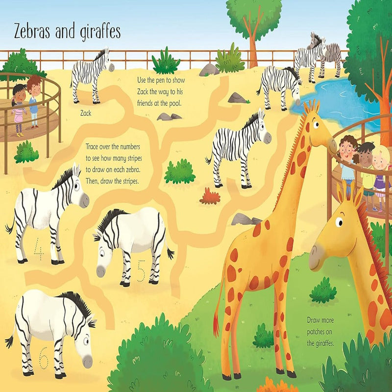 Wipe Clean Zoo Activities