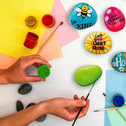 Wondrbox Glow In The Dark Rock Painting Kit