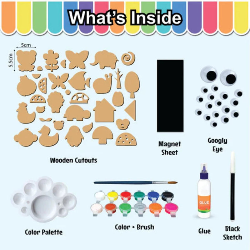 Wondrbox Make Your Own Wooden Magnets