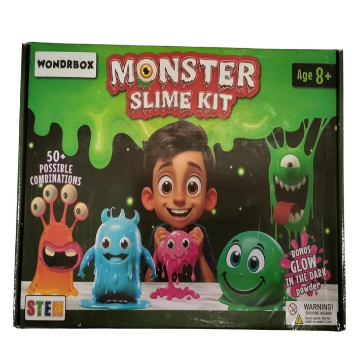 Wondrbox Monster Slime Kit-STEM toys-Wondrbox-Toycra