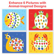 Wondrbox Sticky Mosaic Animal Art