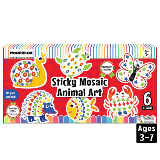 Wondrbox Sticky Mosaic Animal Art-Arts & Crafts-Wondrbox-Toycra