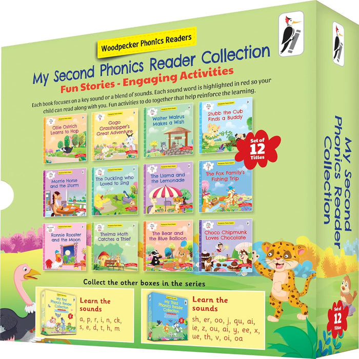 Woodpecker Phonics Readers Box Set-Story Books-RBC-Toycra